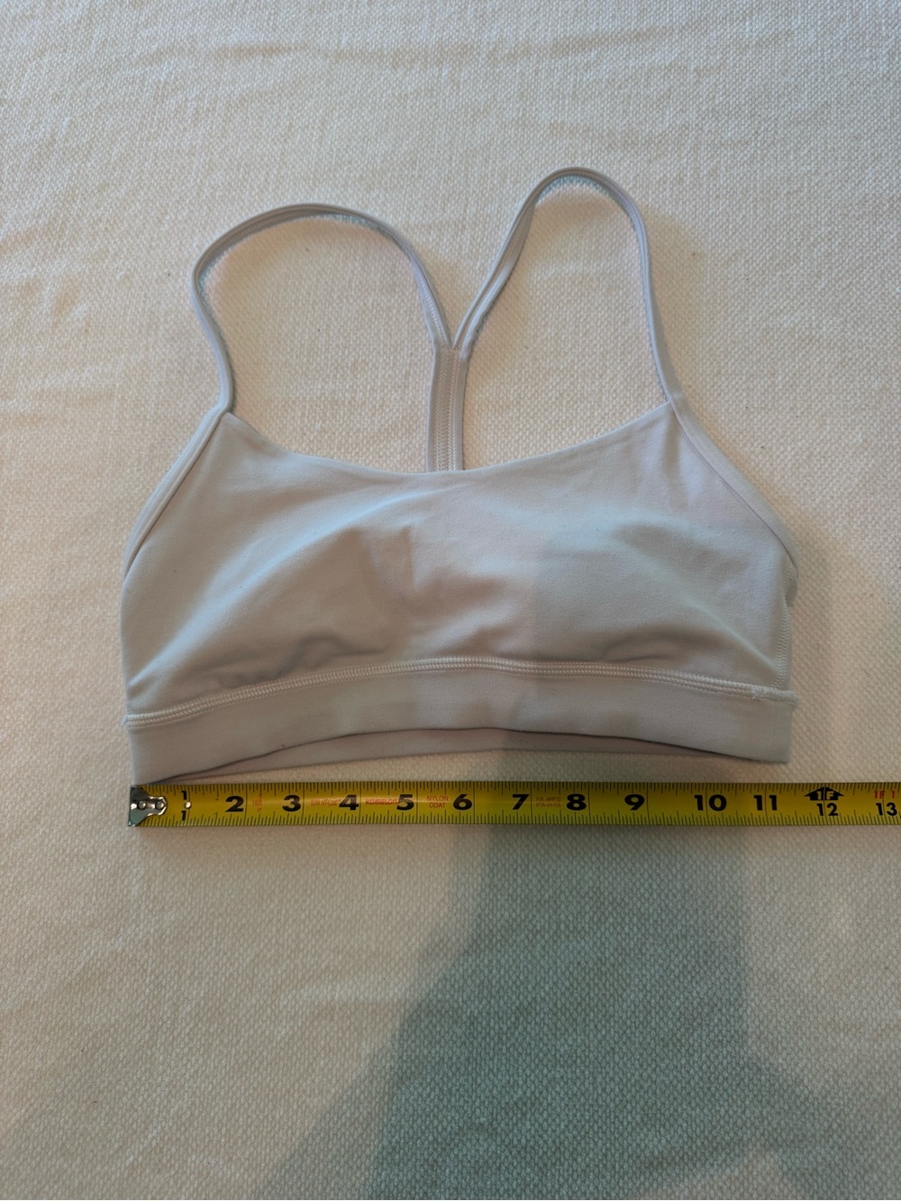 lululemon athletica White Thin-Strap Sports Bra